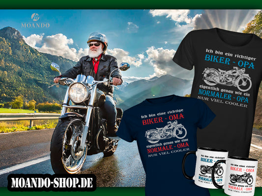 Eine richtige Biker - Oma / Ein richtiger Biker - Opa