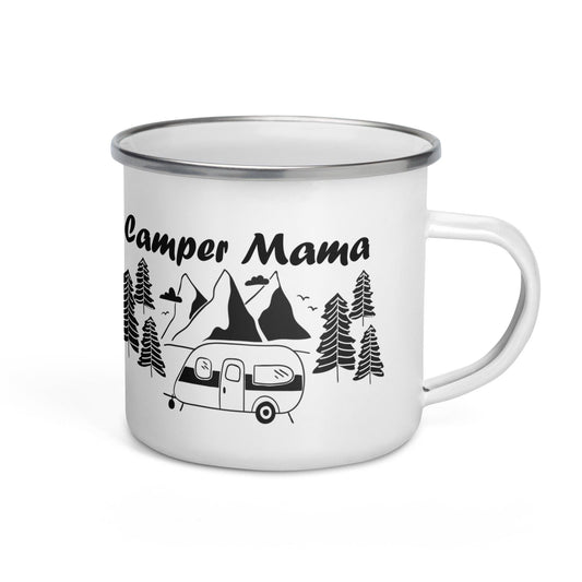 Camper Mama - Emailletasse - MOANDO-SHOP - Emallietassen