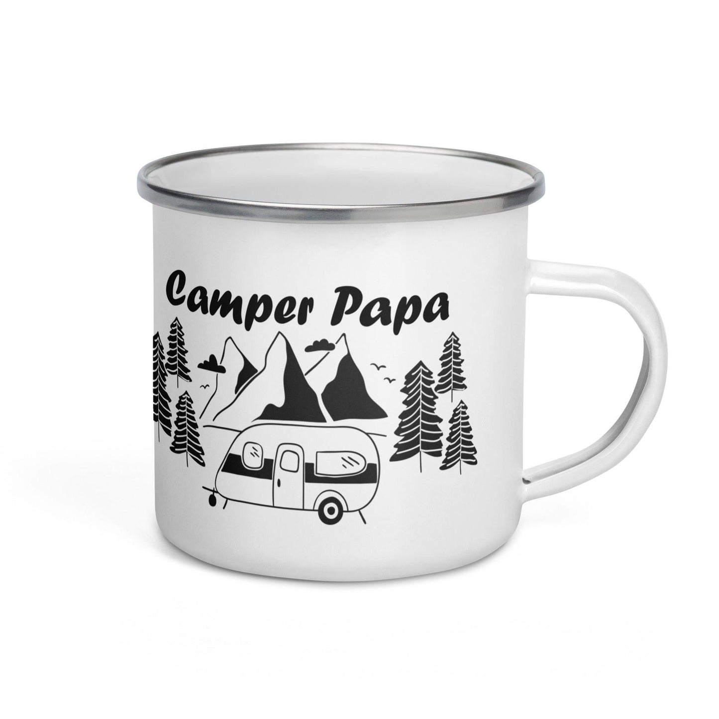 camper papa - emailletasse - moando-shop - emallietassen