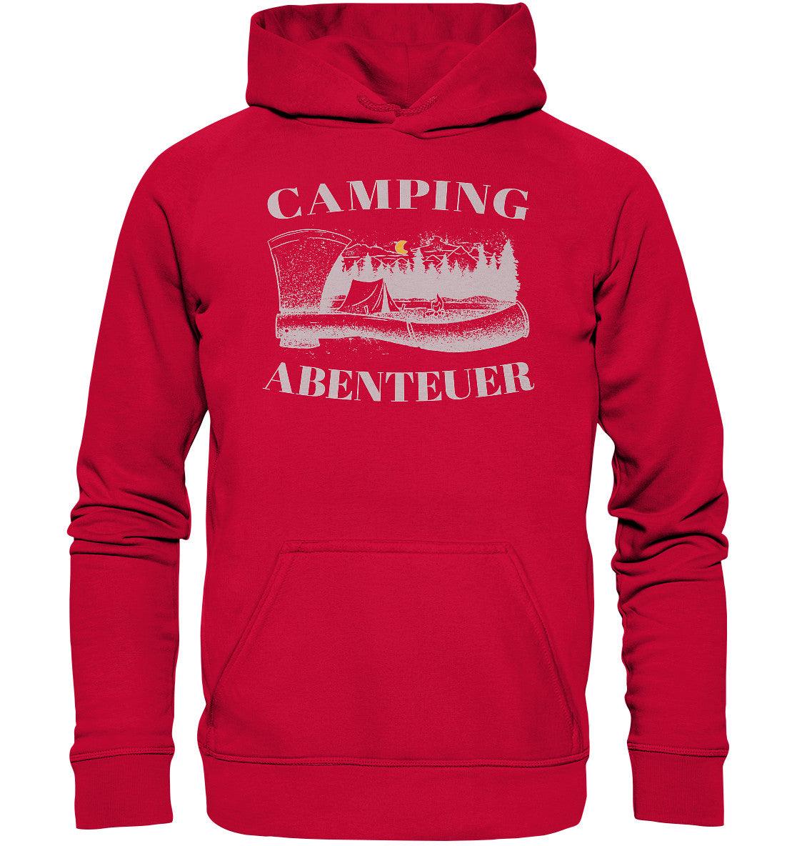 camping abenteuer - basic unisex hoodie - moando-shop - hoodies