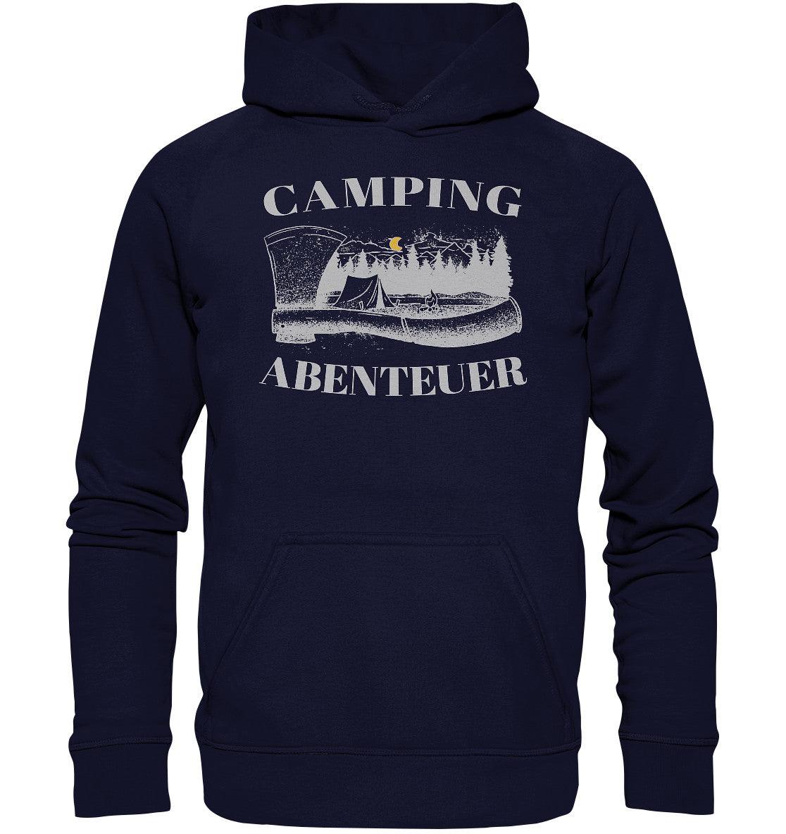 camping abenteuer - basic unisex hoodie - moando-shop - hoodies