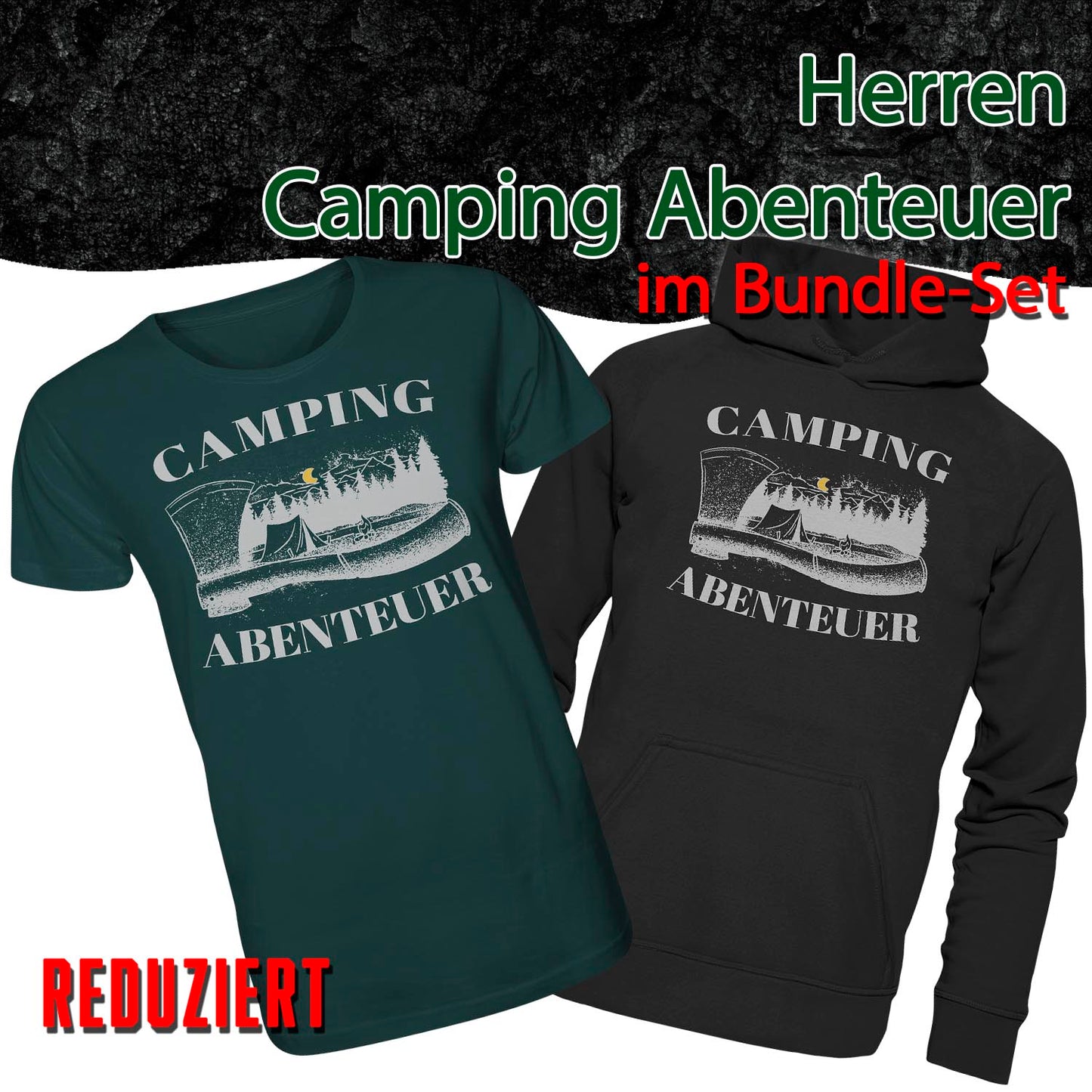 camping abenteuer - herren - im bundle