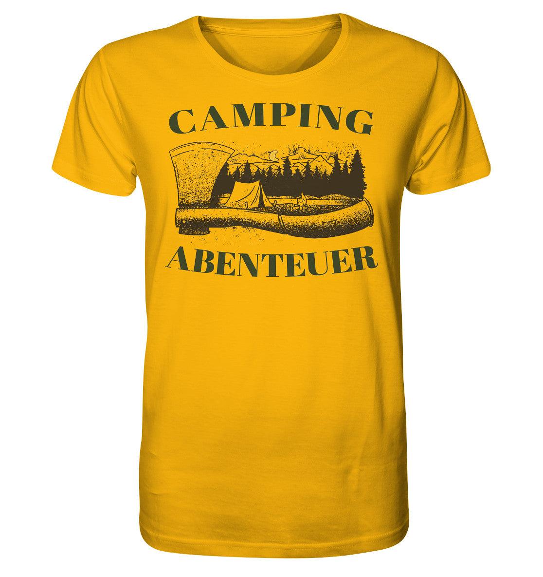 camping abenteuer - organic shirt - moando-shop - unisex-shirts