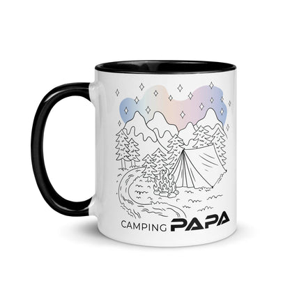 Camping Papa - Tasse mit farbiger Innenseite - MOANDO-SHOP - Tassen