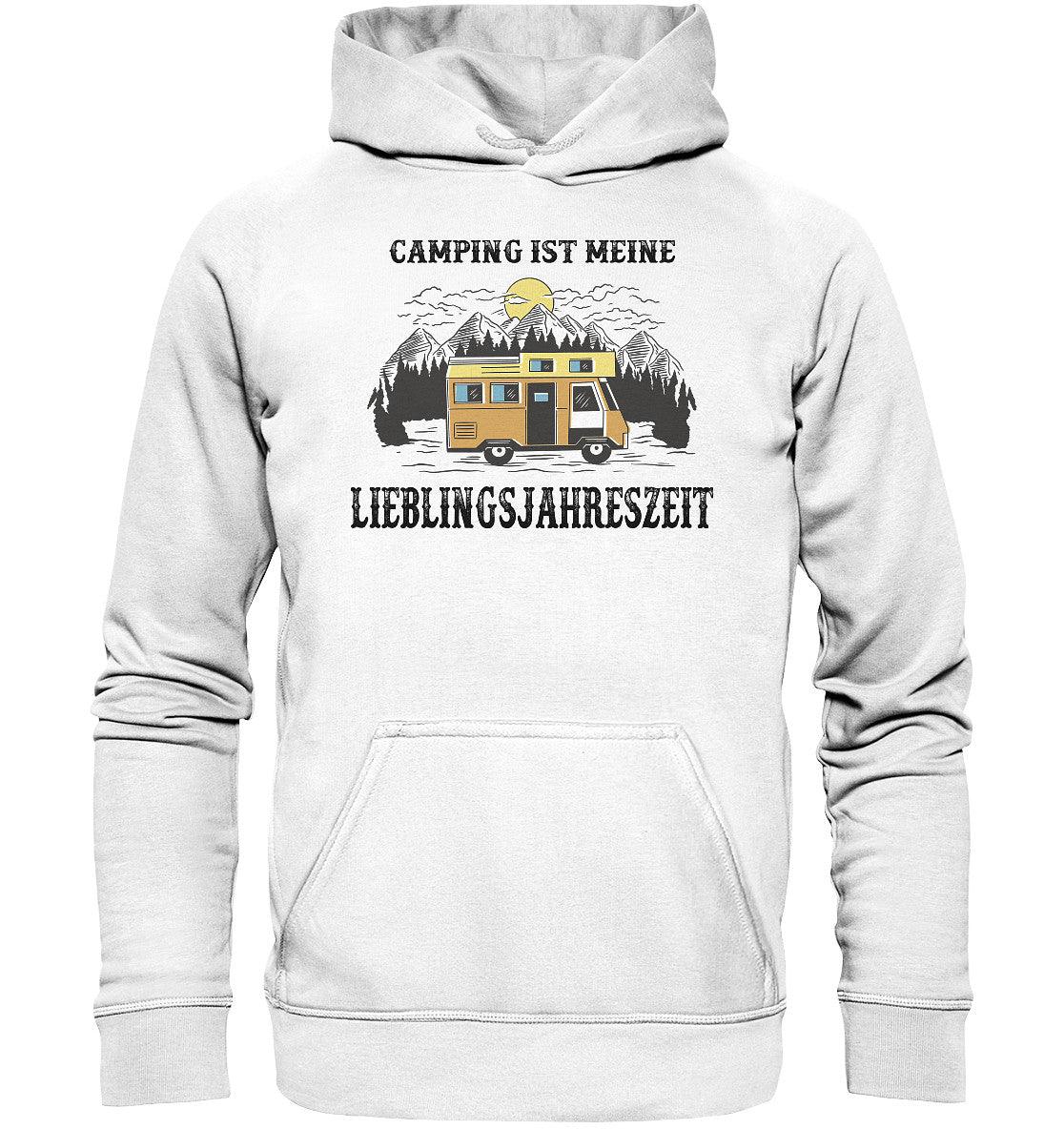 camping ist meine lieblingsjahreszeit - basic unisex hoodie - moando-shop - hoodies