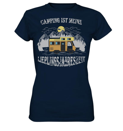 Camping ist meine Lieblingsjahreszeit - Ladies Premium Shirt - MOANDO-SHOP - Lady-Shirts