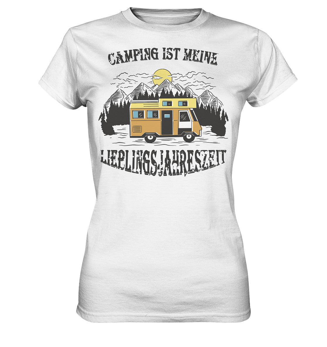 camping ist meine lieblingsjahreszeit - ladies premium shirt - moando-shop - lady-shirts