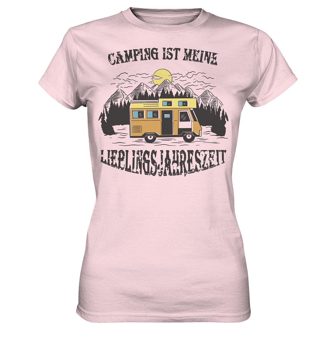 camping ist meine lieblingsjahreszeit - ladies premium shirt - moando-shop - lady-shirts