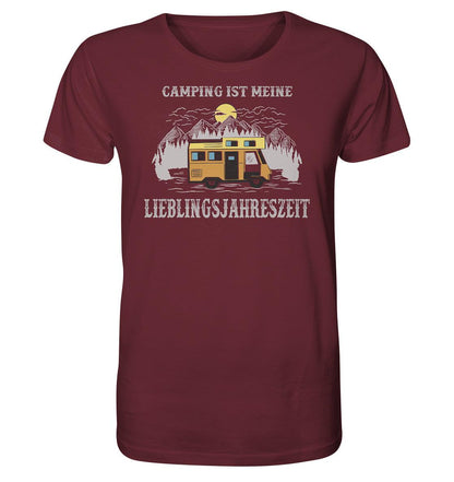 Camping ist meine Lieblingsjahreszeit - Organic Shirt - MOANDO-SHOP - Unisex-Shirts