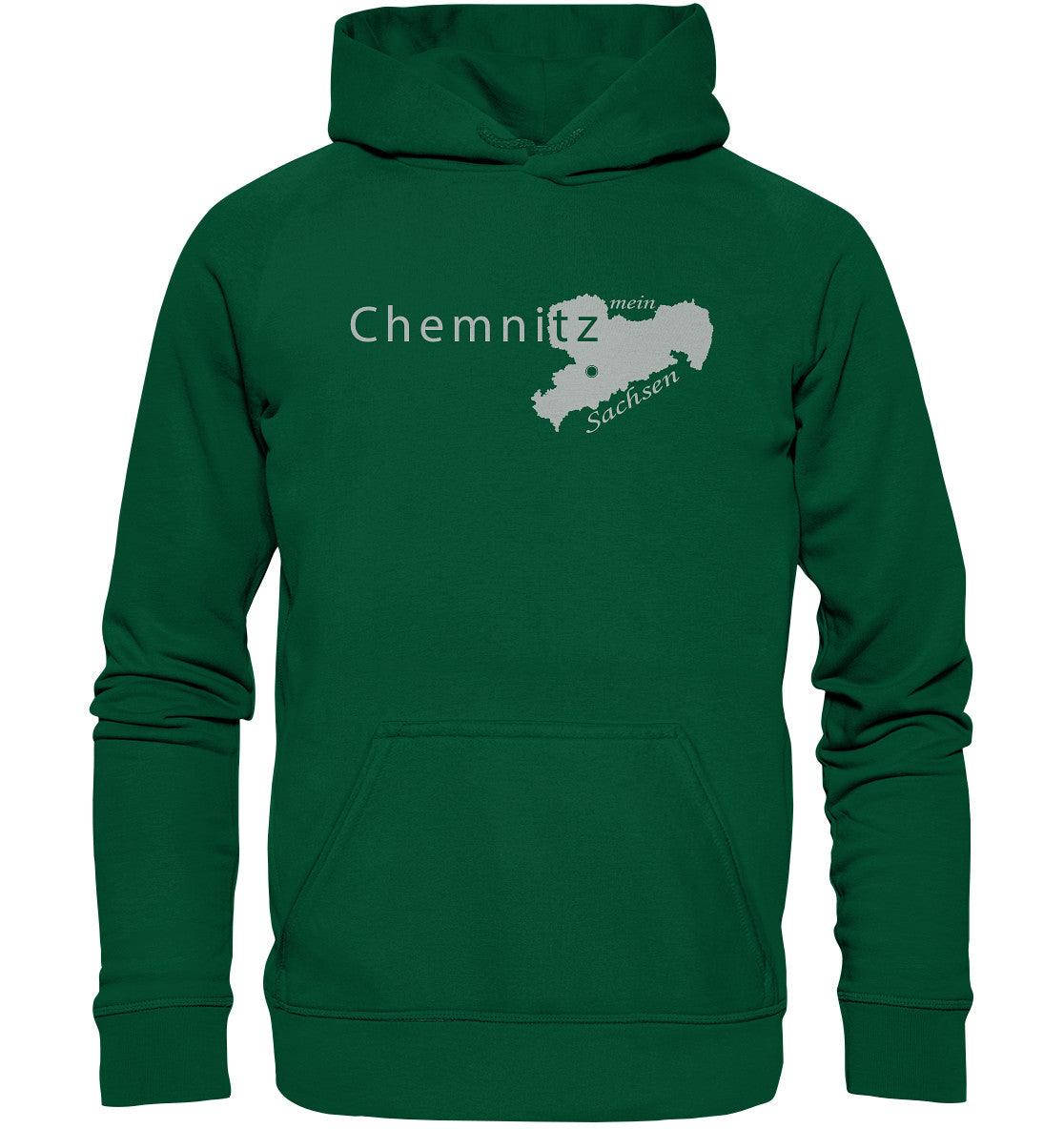 chemnitz - mein sachsen - heimatstadt - basic unisex hoodie - moando-shop - hoodies