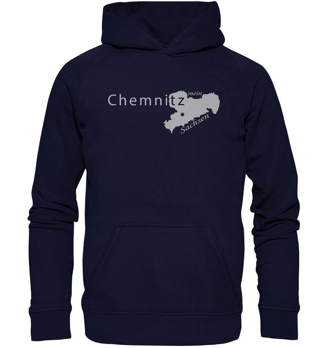 chemnitz - mein sachsen - heimatstadt - basic unisex hoodie - moando-shop - hoodies