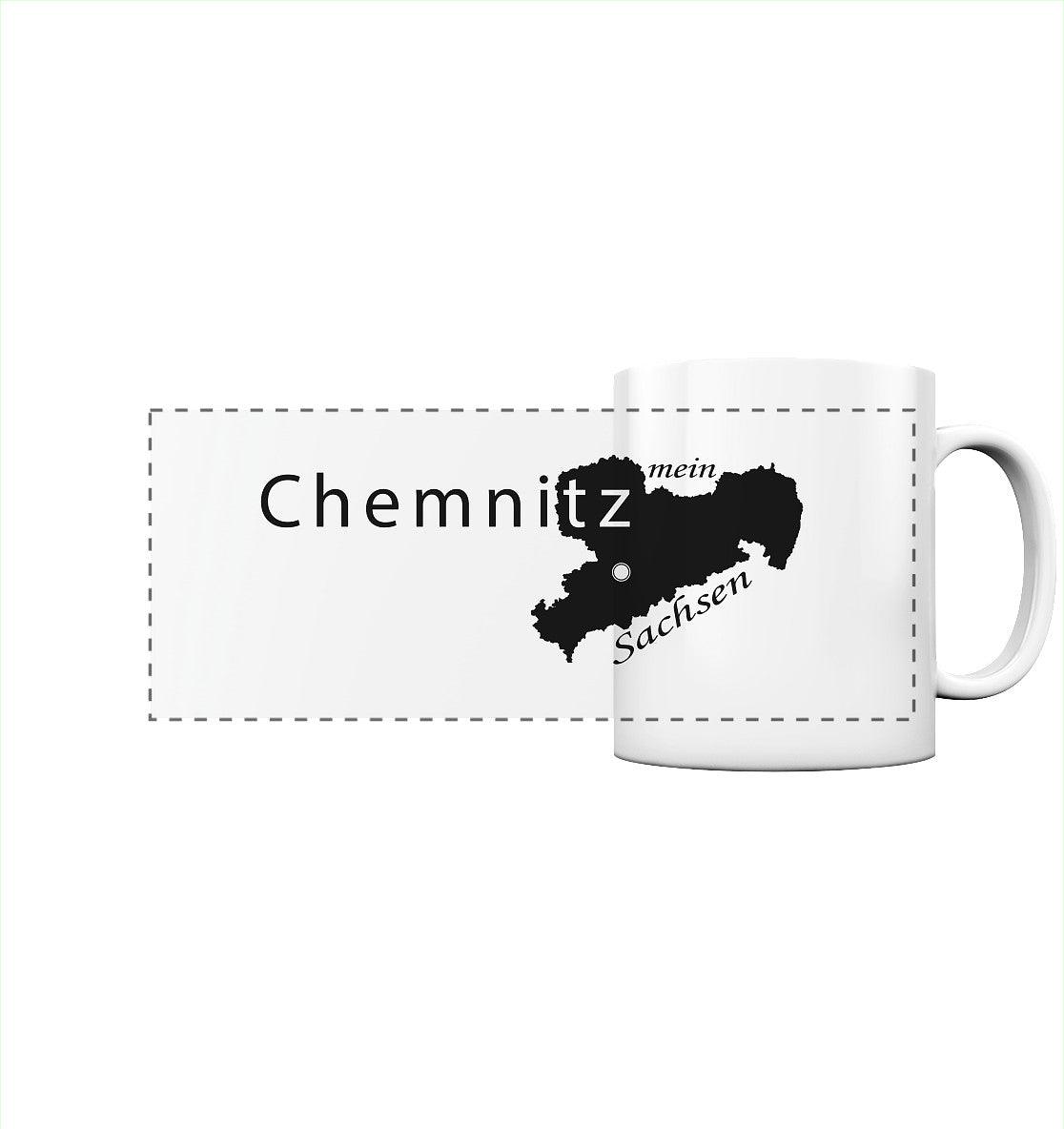 chemnitz - mein sachsen - heimatstadt - panorama tasse - moando-shop - tassen