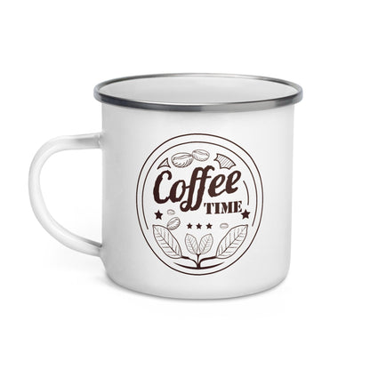 Coffe Time - Kaffeezeit - Emailletasse - MOANDO-SHOP - Emallietassen