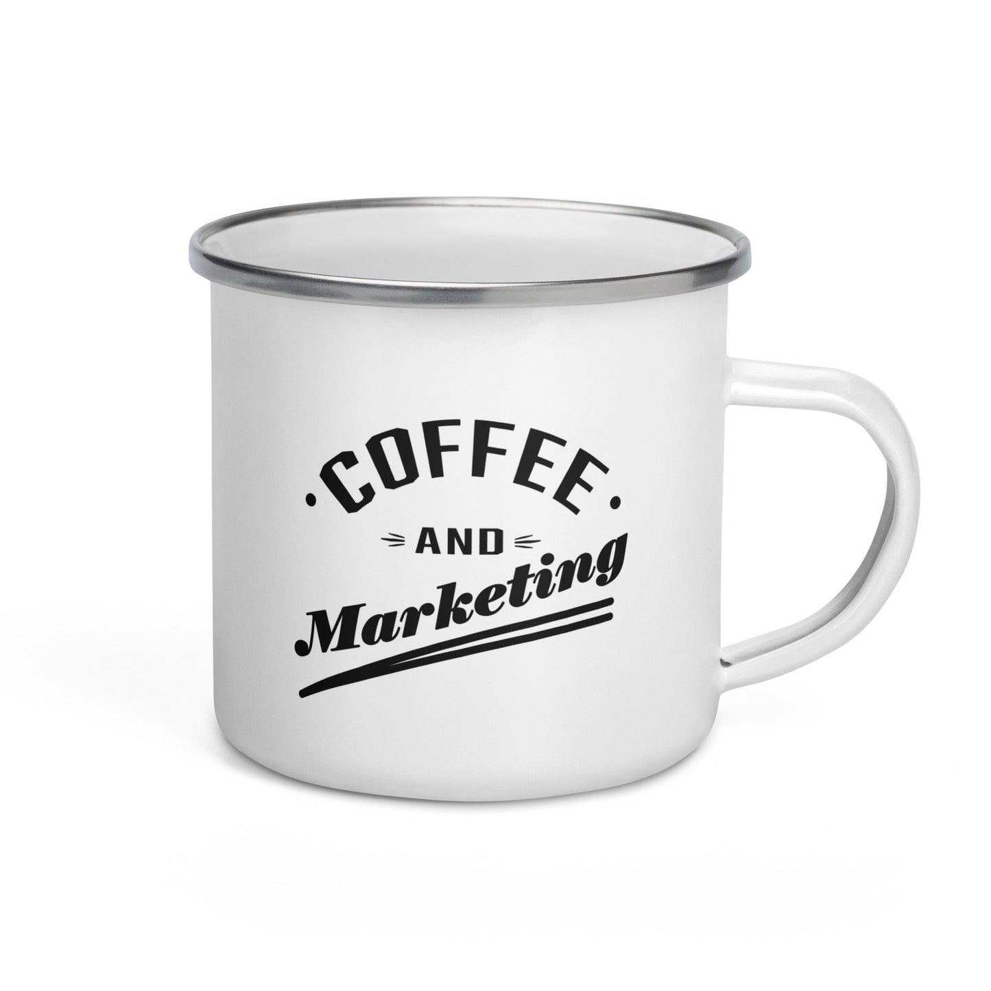 coffee and marketing - emailletasse - moando-shop - emallietassen