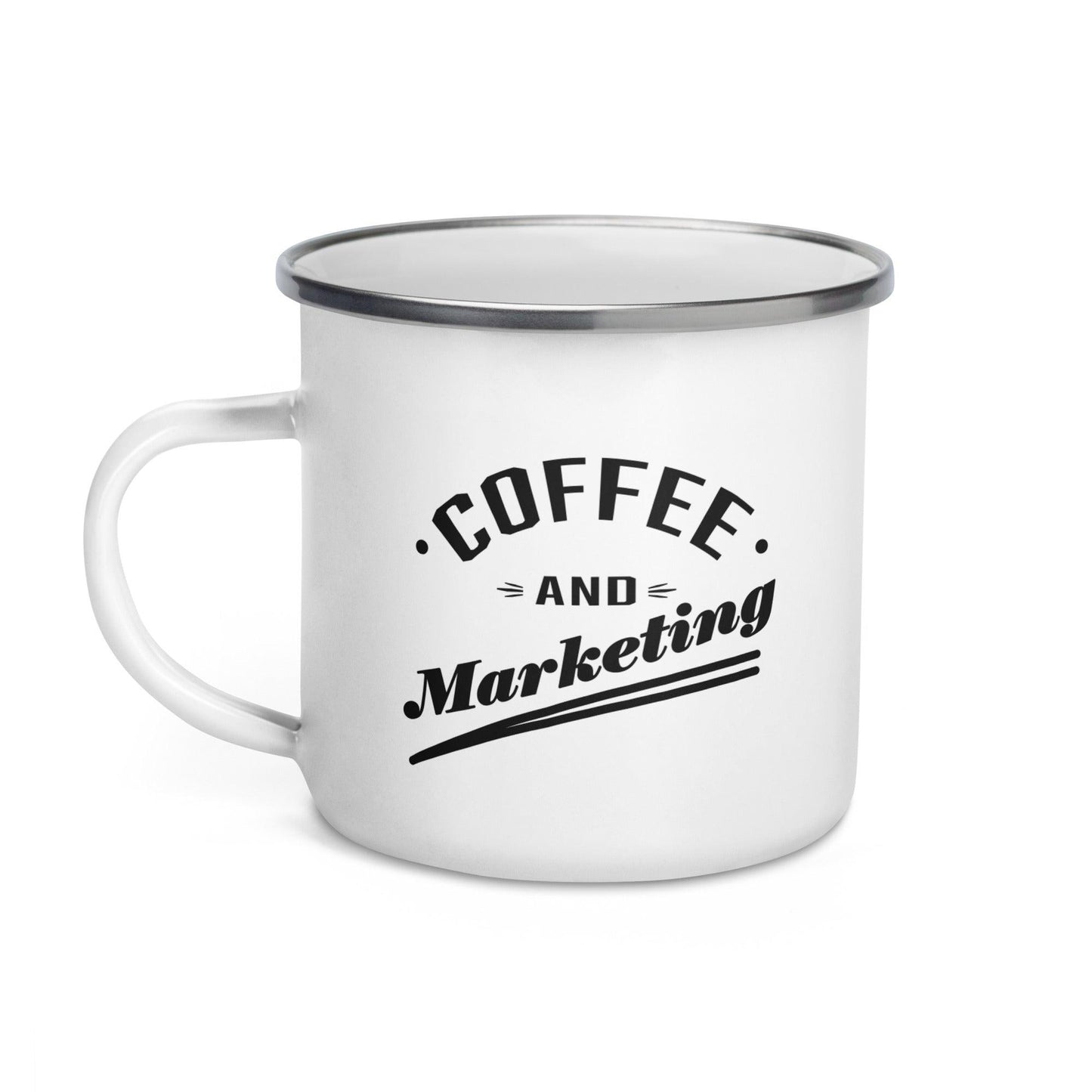 coffee and marketing - emailletasse - moando-shop - emallietassen