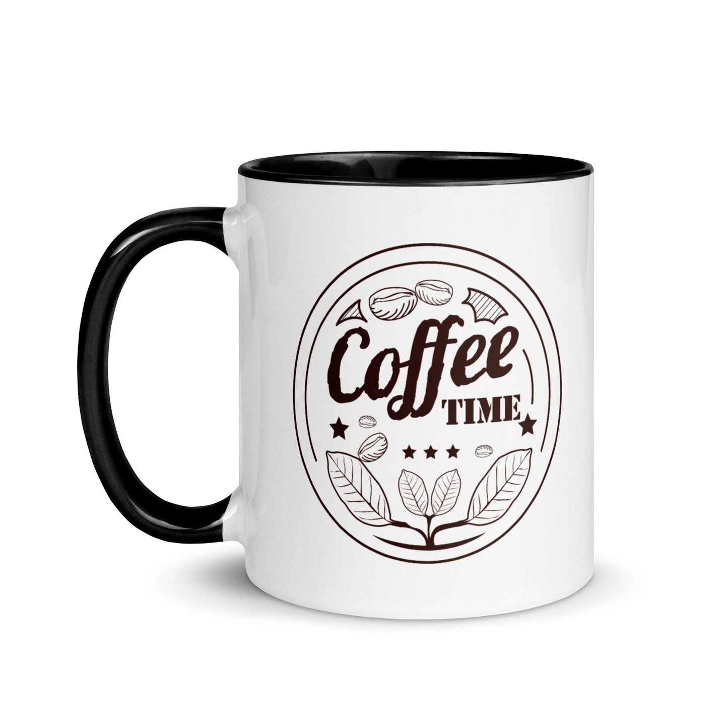 coffee time - kaffee zeit - tasse mit farbiger innenseite - moando-shop - tassen