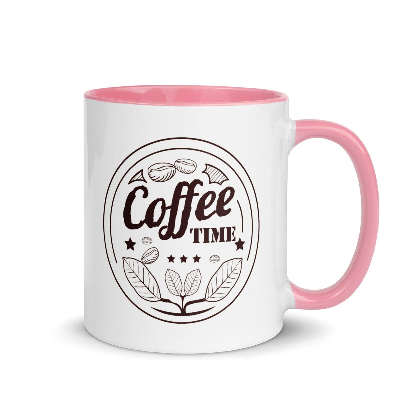 coffee time - kaffee zeit - tasse mit farbiger innenseite - moando-shop - tassen