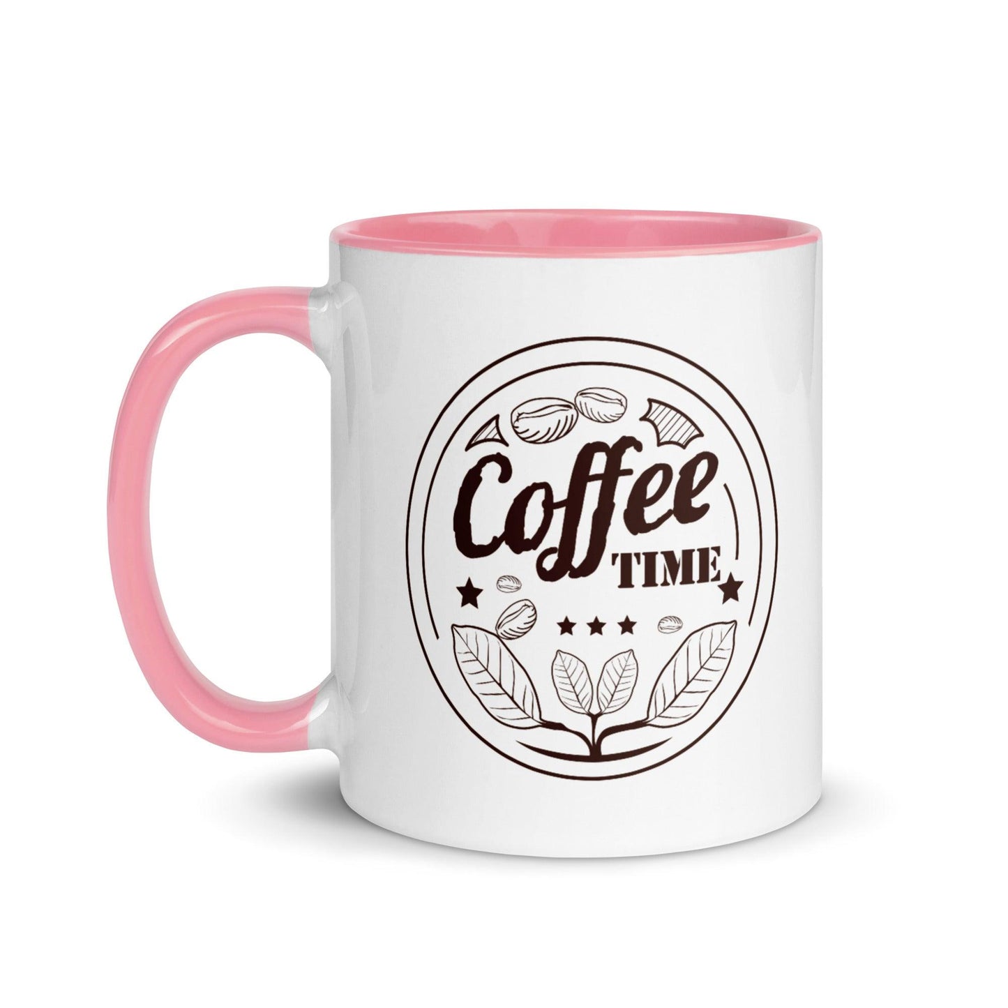 coffee time - kaffee zeit - tasse mit farbiger innenseite - moando-shop - tassen