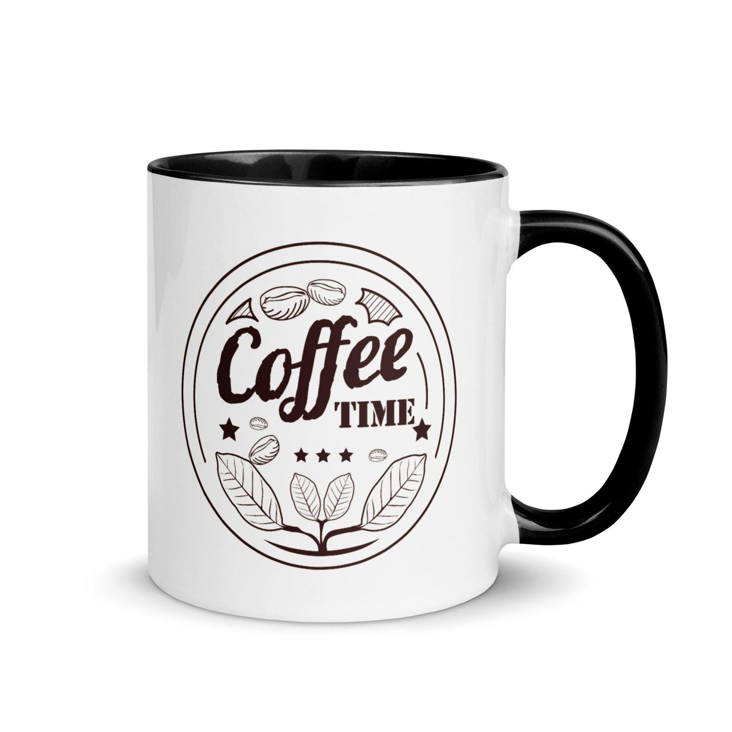 coffee time - kaffee zeit - tasse mit farbiger innenseite - moando-shop - tassen