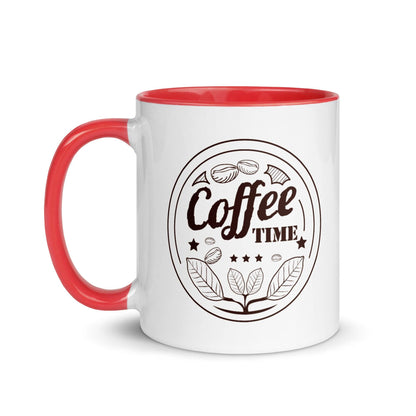 Coffee Time - Kaffee Zeit - Tasse mit farbiger Innenseite - MOANDO-SHOP - Tassen