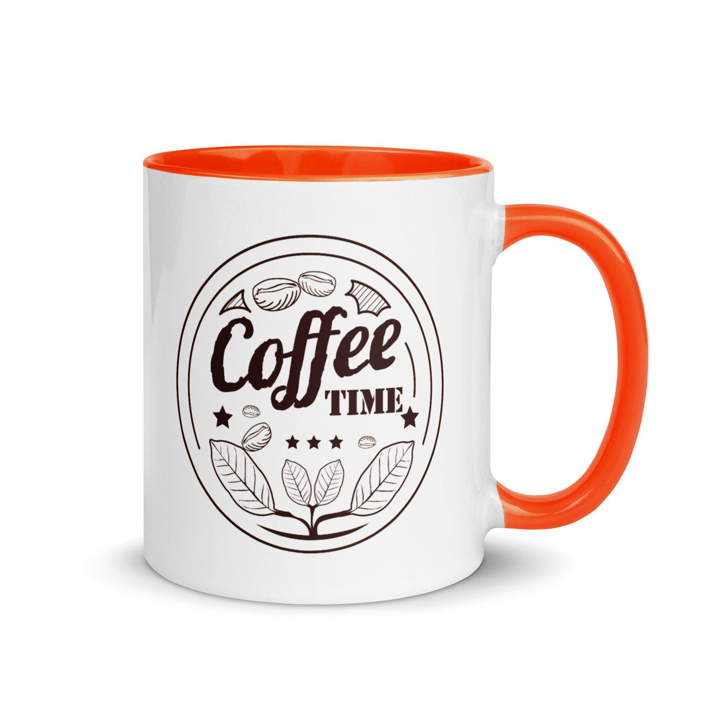 coffee time - kaffee zeit - tasse mit farbiger innenseite - moando-shop - tassen