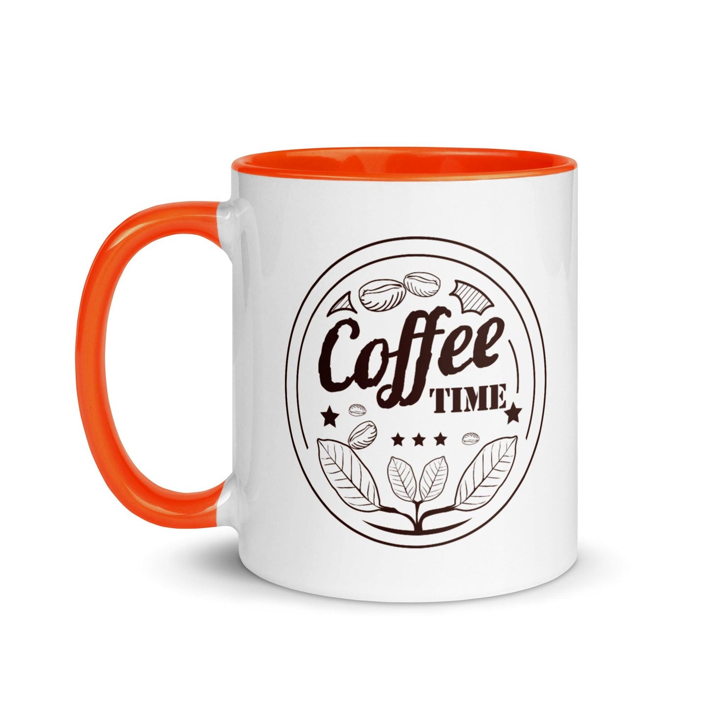 coffee time - kaffee zeit - tasse mit farbiger innenseite - moando-shop - tassen