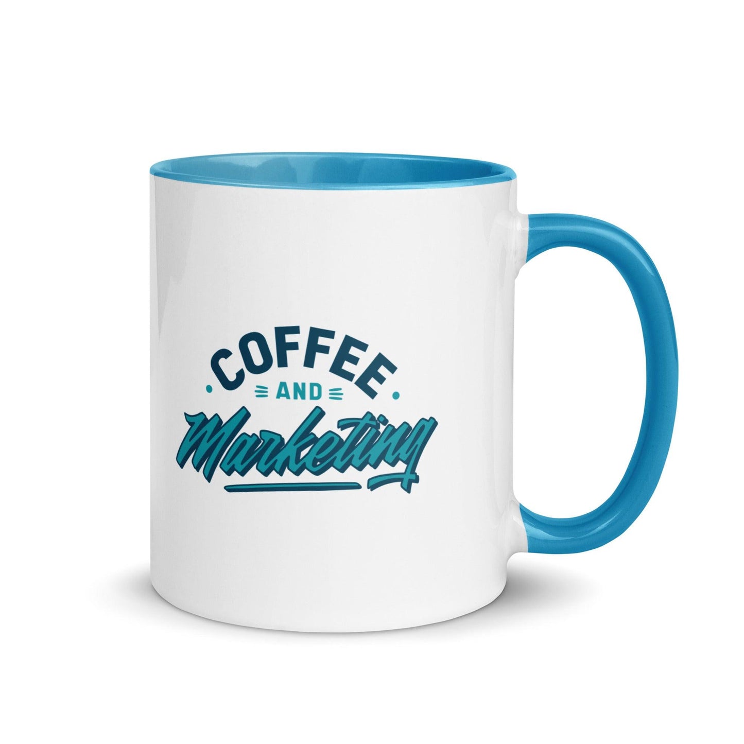 coffee and marketing - tasse mit farbiger innenseite - moando-shop - tassen