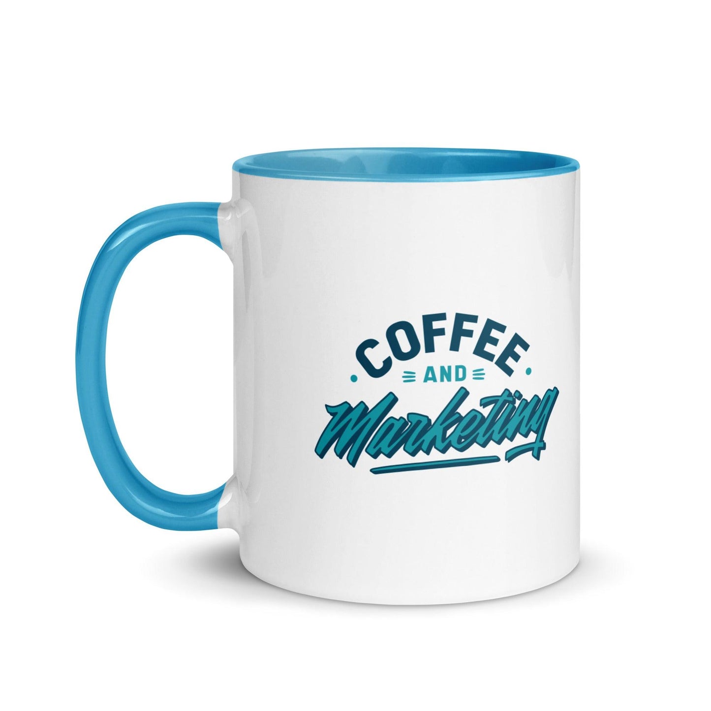 coffee and marketing - tasse mit farbiger innenseite - moando-shop - tassen