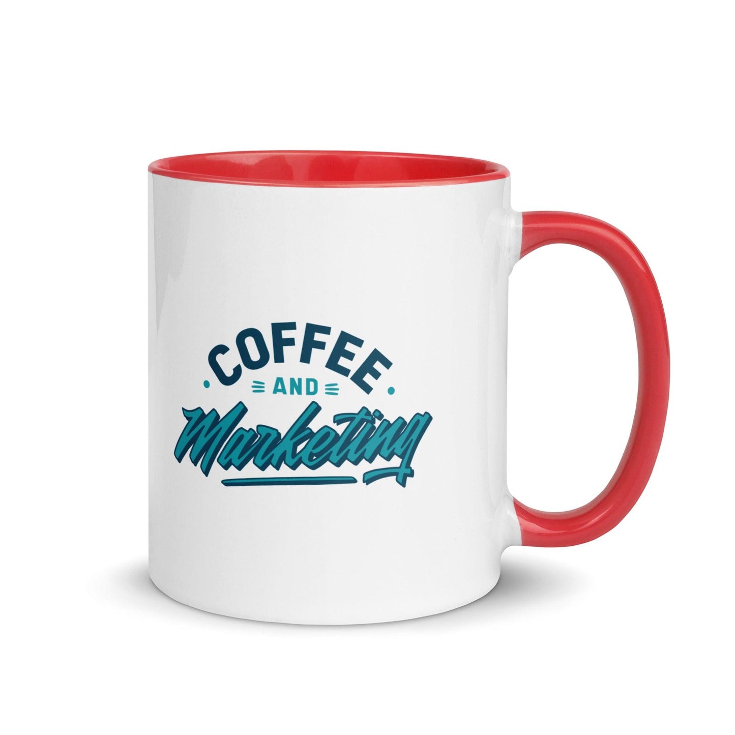 coffee and marketing - tasse mit farbiger innenseite - moando-shop - tassen