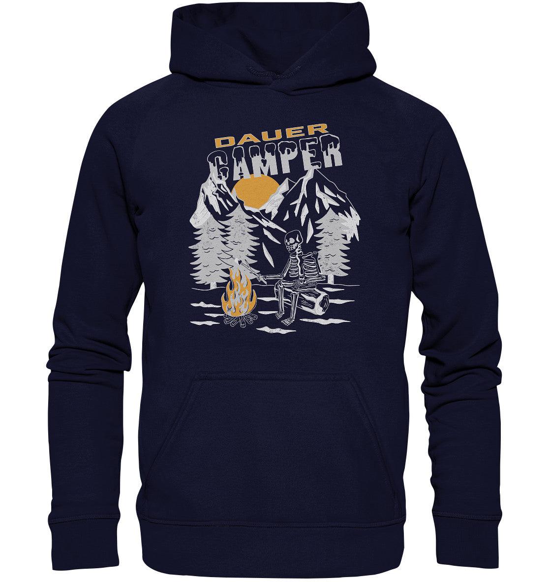 dauercamper - camping - zelten - wohnmobil - basic unisex hoodie - moando-shop - hoodies