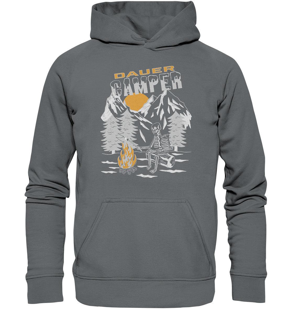 dauercamper - camping - zelten - wohnmobil - basic unisex hoodie - moando-shop - hoodies