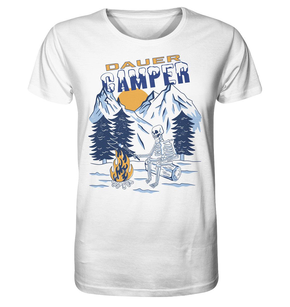 dauercamper - camping - zelten - wohnmobil - organic shirt - moando-shop - unisex-shirts