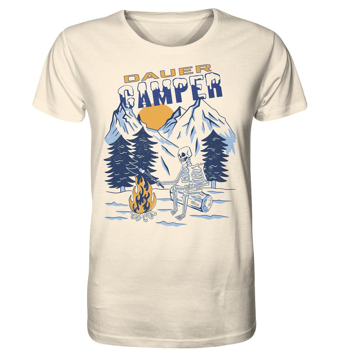 dauercamper - camping - zelten - wohnmobil - organic shirt - moando-shop - unisex-shirts