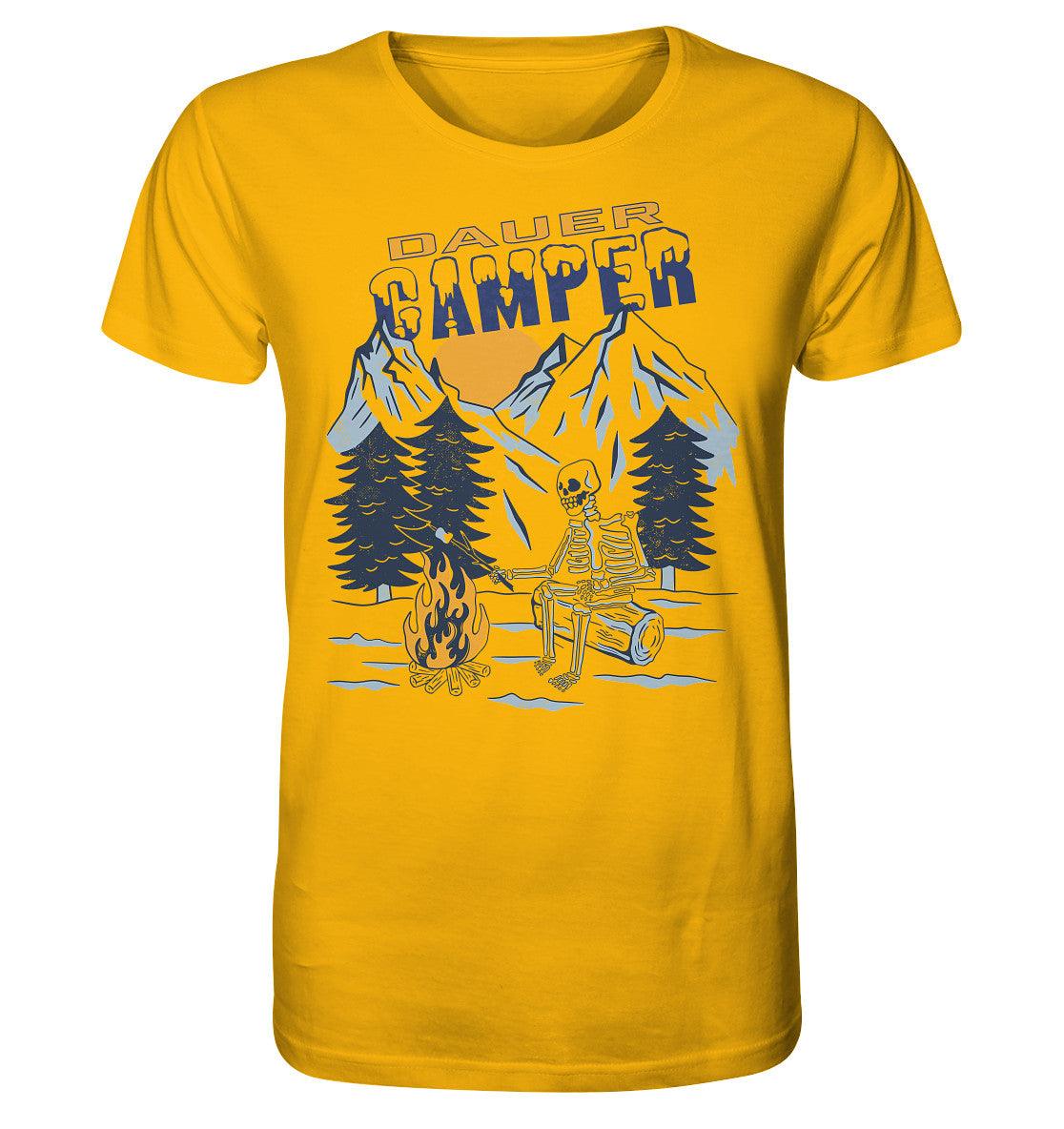 dauercamper - camping - zelten - wohnmobil - organic shirt - moando-shop - unisex-shirts