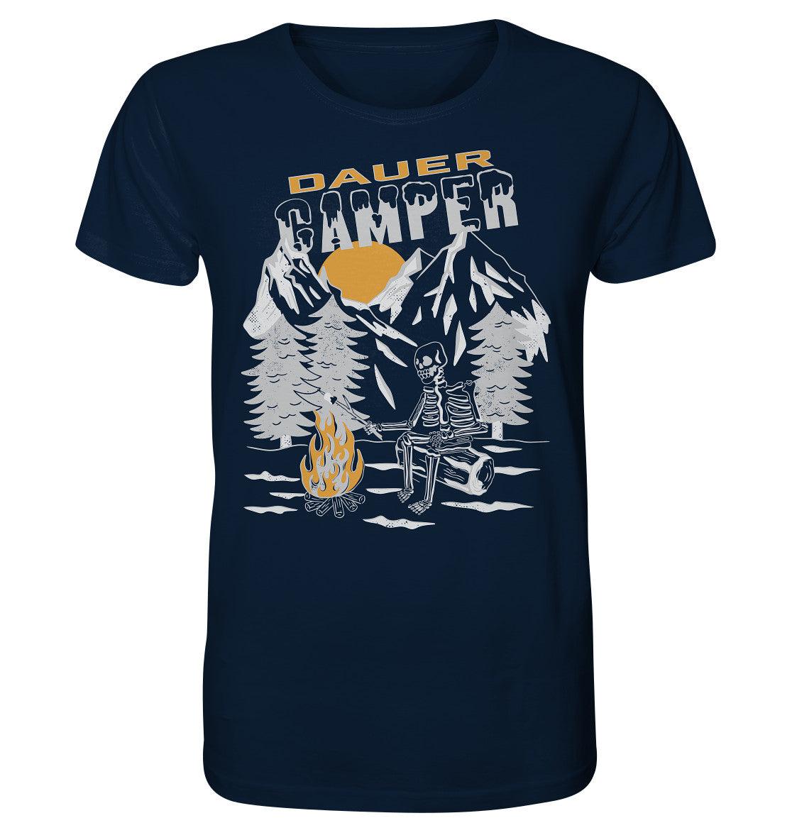 dauercamper - camping - zelten - wohnmobil - organic shirt - moando-shop - unisex-shirts