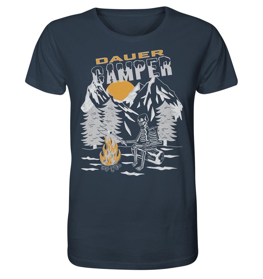 dauercamper - camping - zelten - wohnmobil - organic shirt - moando-shop - unisex-shirts