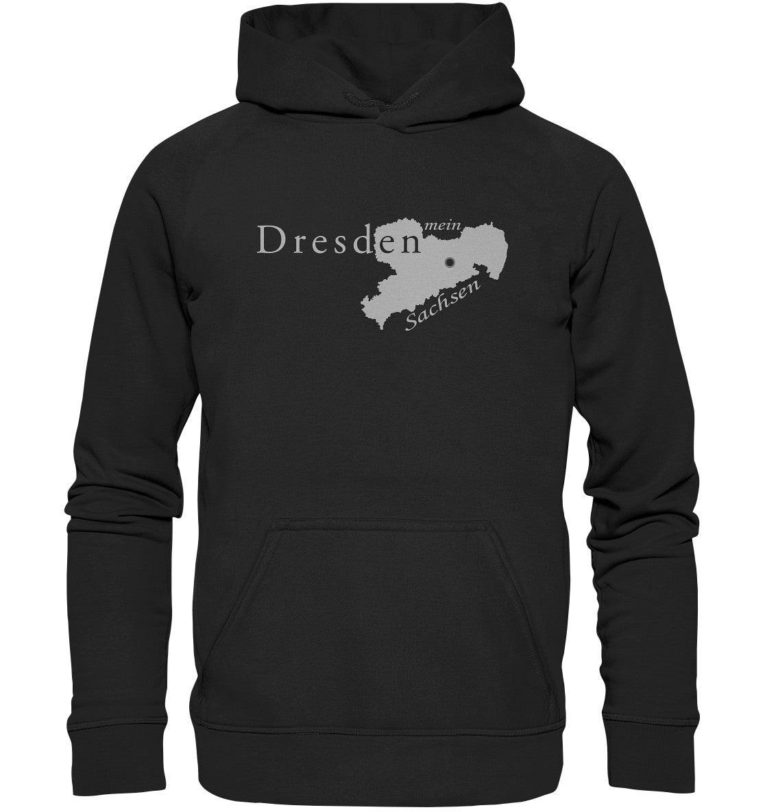 dresden - mein sachsen - heimatstadt - basic unisex hoodie - moando-shop - hoodies