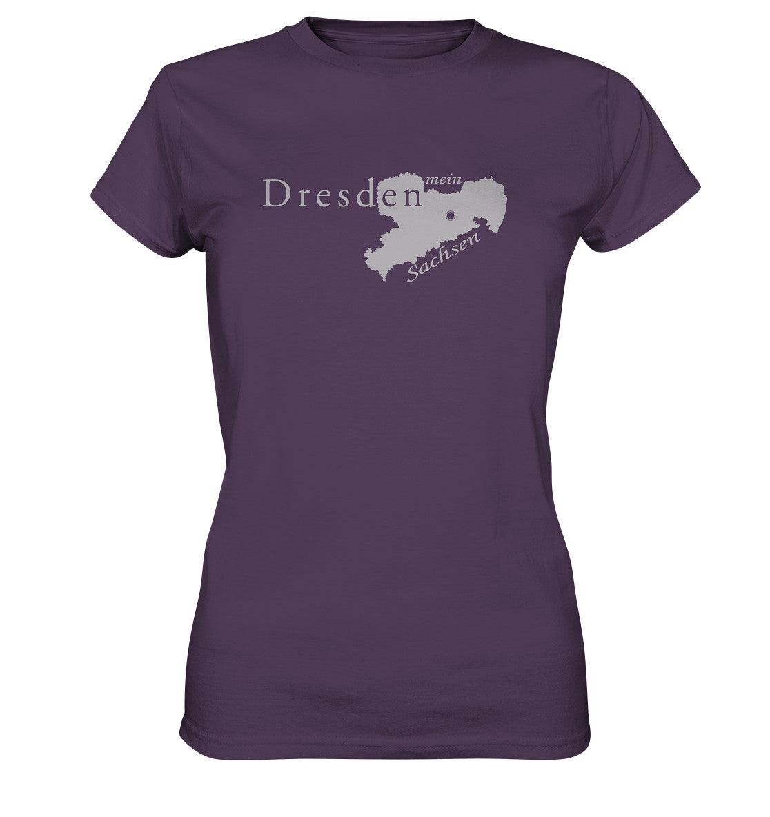 dresden - mein sachsen - heimatstadt - ladies premium shirt - moando-shop - lady-shirts