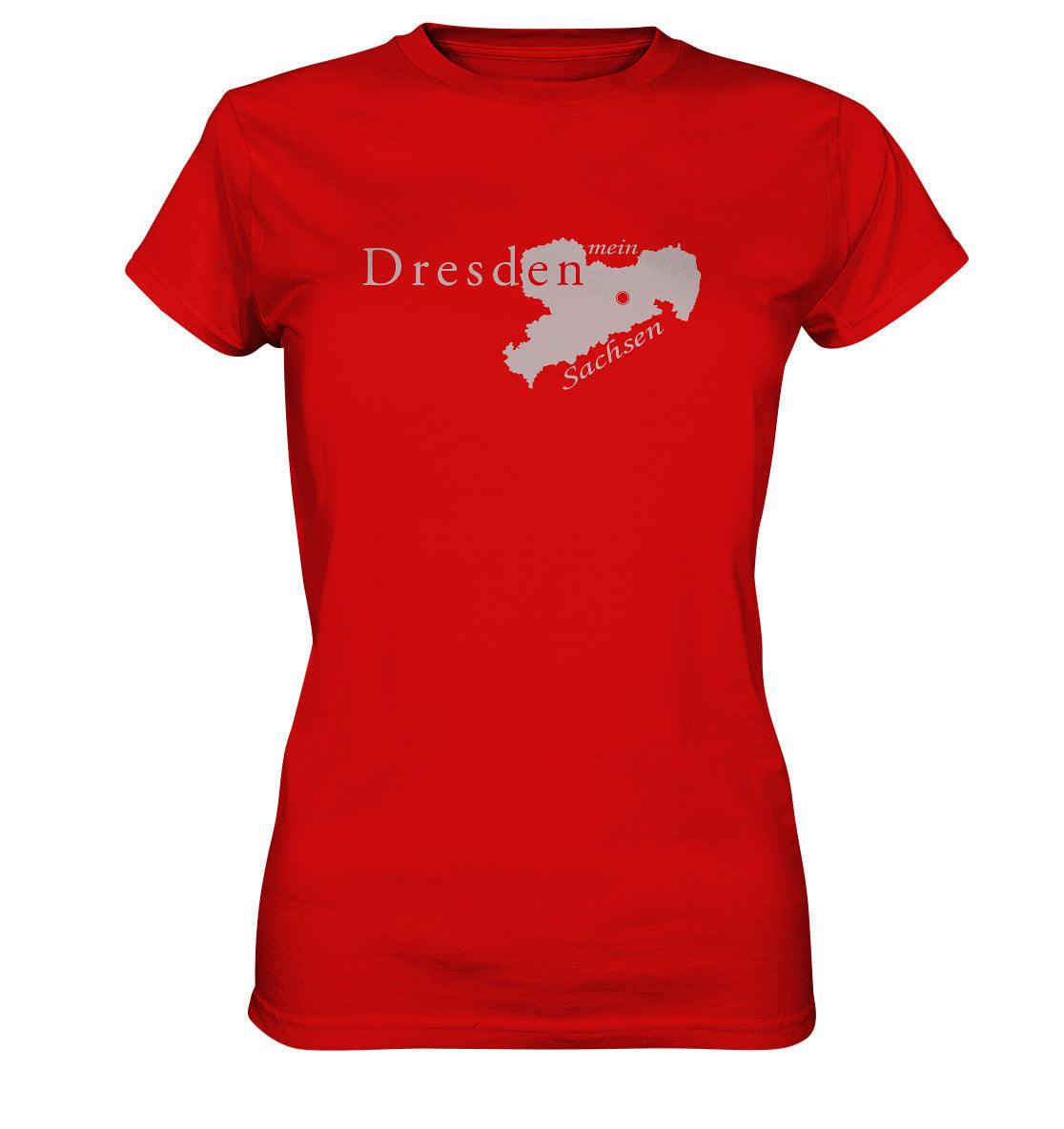 dresden - mein sachsen - heimatstadt - ladies premium shirt - moando-shop - lady-shirts