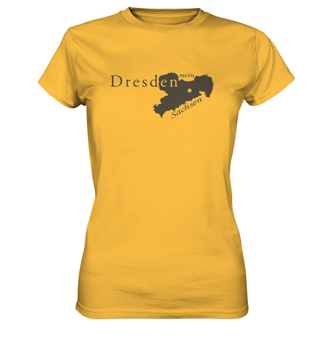 dresden - mein sachsen - heimatstadt - ladies premium shirt - moando-shop - lady-shirts