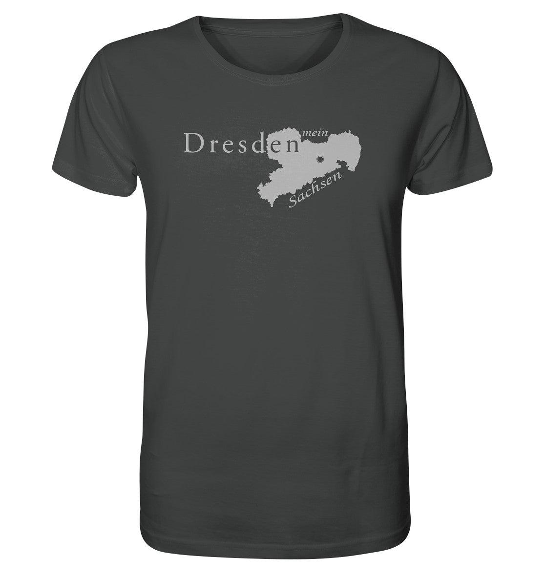 dresden - mein sachsen - heimatstadt - organic shirt - moando-shop - unisex-shirts