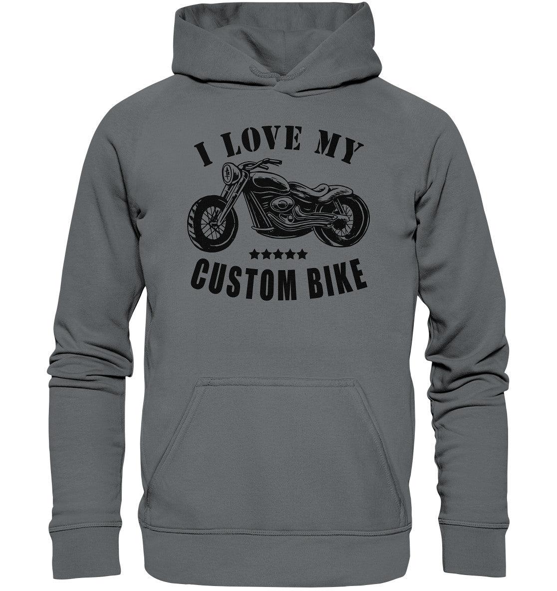 i love my custom bike - basic unisex hoodie - moando-shop - hoodies