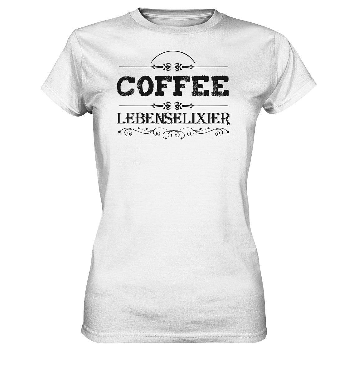 kaffee lebenselixier coffee - ladies premium shirt - moando-shop - lady-shirts