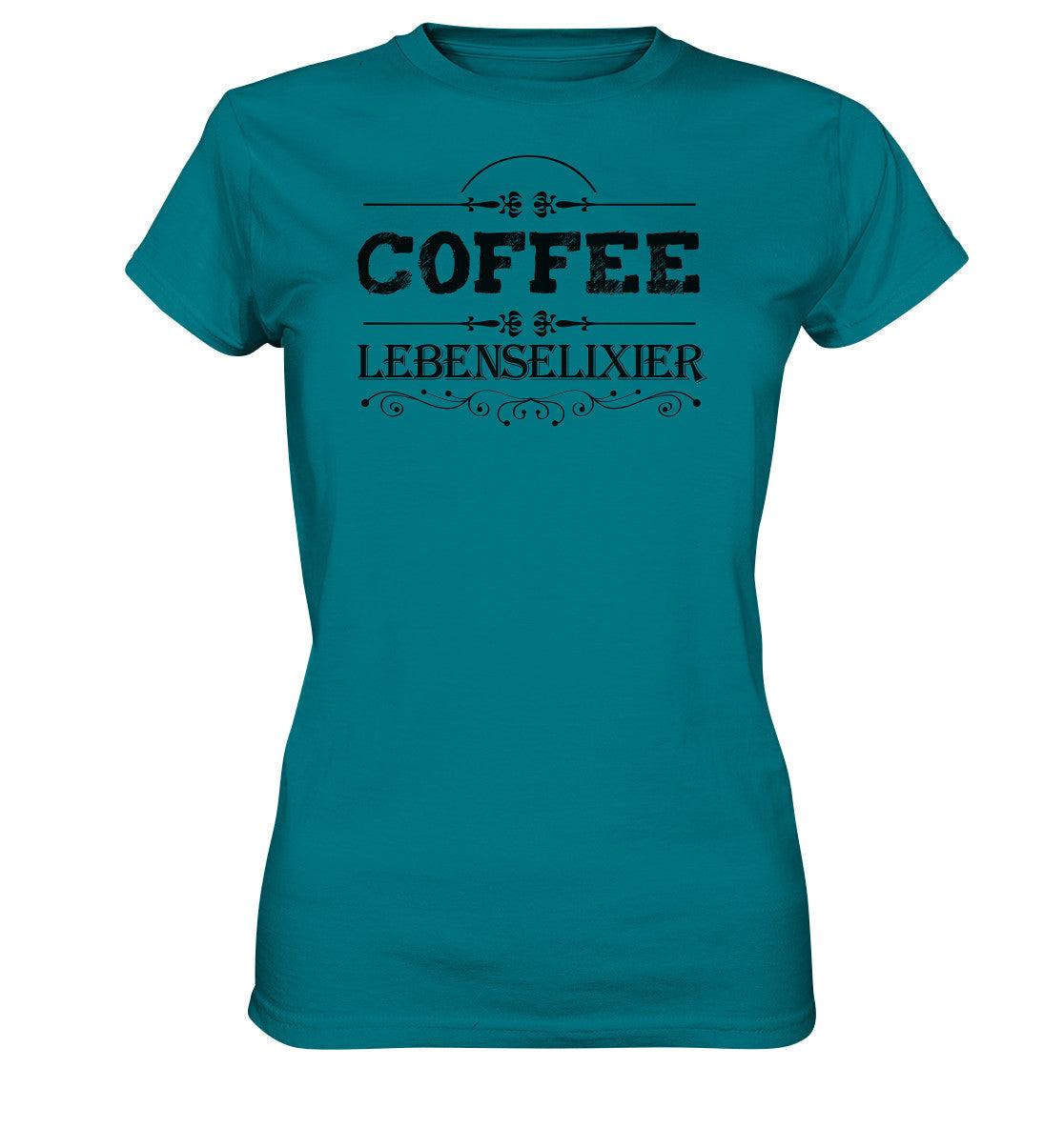 kaffee lebenselixier coffee - ladies premium shirt - moando-shop - lady-shirts