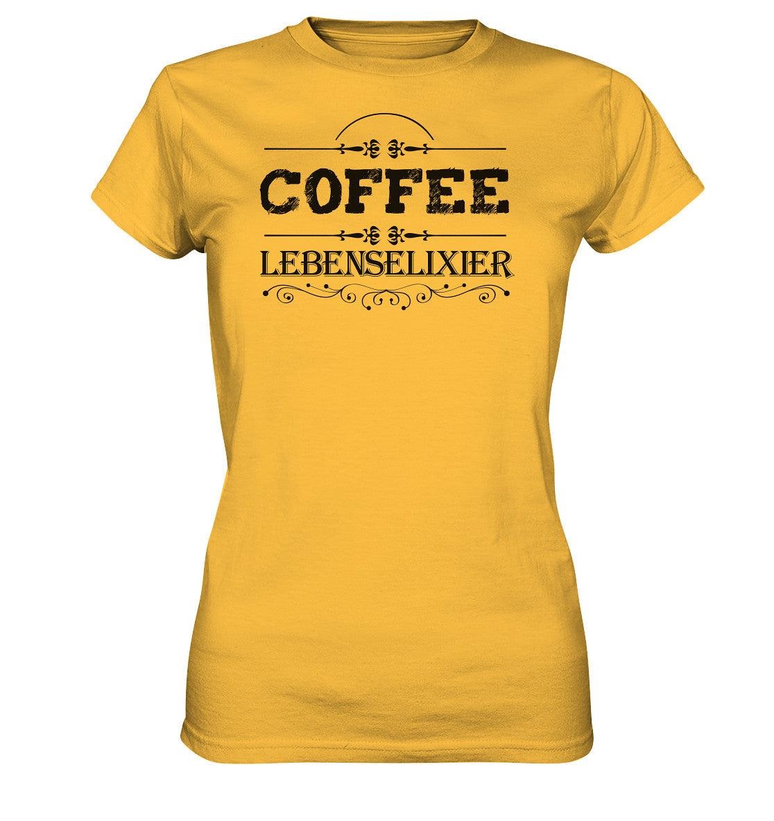 kaffee lebenselixier coffee - ladies premium shirt - moando-shop - lady-shirts