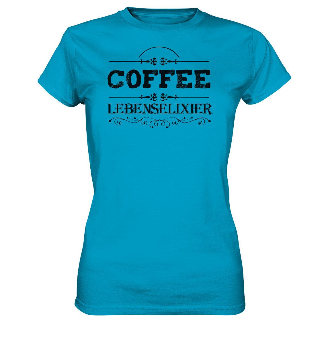 kaffee lebenselixier coffee - ladies premium shirt - moando-shop - lady-shirts