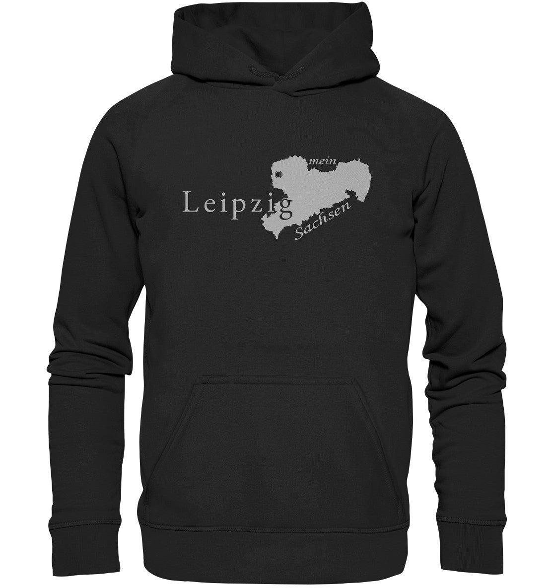 leipzig - mein sachsen - heimatstadt - basic unisex hoodie - moando-shop - hoodies