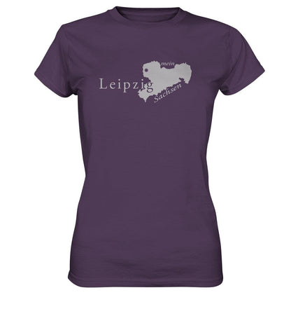 Leipzig - mein Sachsen - Heimatstadt - Ladies Premium Shirt - MOANDO-SHOP - Lady-Shirts