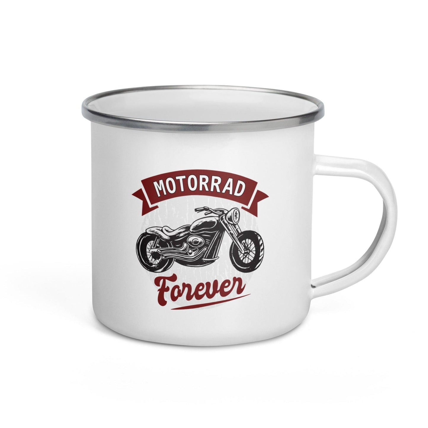 motorrad forever - emailletasse - moando-shop - emallietassen