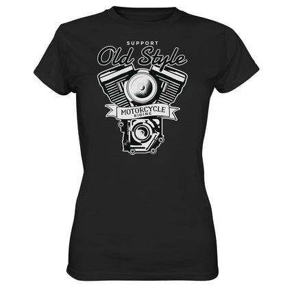 Old Style Motocycle Riding - Bike - Motorrad - Ladies Premium Shirt - MOANDO-SHOP - Lady-Shirts